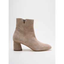 PARALLELE - Bottines/Boots beige en cuir - Femme - Taille TU - Modz