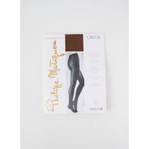 PHILIPPE MATIGNON - Collants marron en polyamide - Femme - Taille 1 - Modz