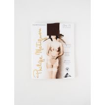 PHILIPPE MATIGNON - Bas marron en polyamide - Femme - Taille 2 - Modz
