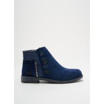 LILYBELLULE - Bottines/Boots bleu en cuir - Fille - Taille 33 - Modz