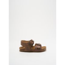 BOPY - Sandales/Nu pieds marron en cuir - Garçon - Taille 34 - Modz