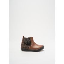 BOPY - Bottines/Boots marron en cuir - Fille - Taille 20 - Modz