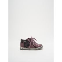 BOPY - Bottillons violet en cuir - Fille - Taille 22 - Modz