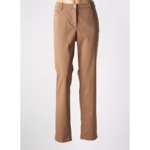 STARK - Pantalon droit marron en coton - Femme - Taille 46 - Modz