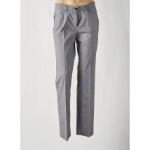 STARK - Pantalon slim gris en polyester - Femme - Taille 38 - Modz