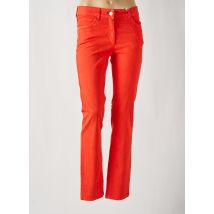 ZERRES - Jeans coupe slim rouge en coton - Femme - Taille 38 - Modz