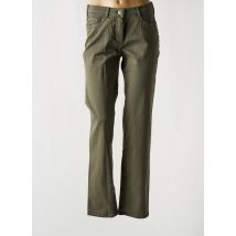 STARK - Pantalon droit vert en coton - Femme - Taille 40 - Modz
