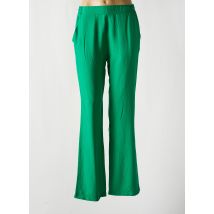 SIGNE NATURE - Pantalon large vert en viscose - Femme - Taille 40 - Modz