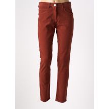 EAST DRIVE - Pantalon slim orange en coton - Femme - Taille 38 - Modz