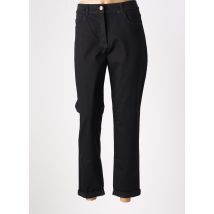 EAST DRIVE - Pantalon 7/8 noir en coton - Femme - Taille 46 - Modz