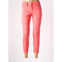 EAST DRIVE - Pantalon 7/8 rose en coton - Femme - Taille 46 - Modz