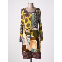 OLIVIER PHILIPS - Robe pull marron en viscose - Femme - Taille 38 - Modz