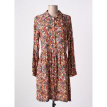 DIPLODOCUS - Robe mi-longue orange en viscose - Femme - Taille 34 - Modz