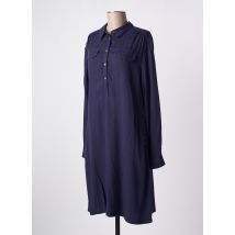 DIPLODOCUS - Robe mi-longue bleu en viscose - Femme - Taille 38 - Modz