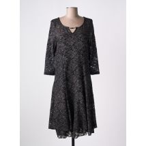 CHRISTINE LAURE - Robe mi-longue noir en polyester - Femme - Taille 46 - Modz