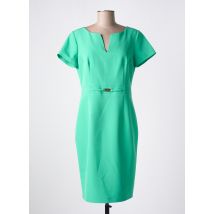 ESTEL COLLECTION - Robe mi-longue vert en polyester - Femme - Taille 40 - Modz