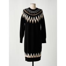 K-DESIGN - Robe pull noir en viscose - Femme - Taille 40 - Modz