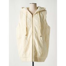 K-DESIGN - Doudoune beige en acrylique - Femme - Taille 38 - Modz