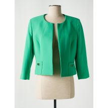ESTEL COLLECTION - Veste chic vert en polyester - Femme - Taille 48 - Modz