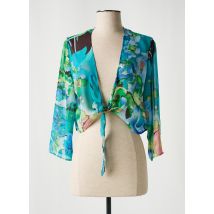 CHRISTINE LAURE - Boléro bleu en polyester - Femme - Taille 48 - Modz