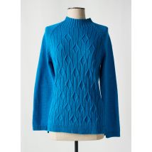 BARILOCHE - Pull bleu en merinos - Femme - Taille 34 - Modz