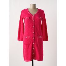 LEO & UGO - Robe pull rose en viscose - Femme - Taille 42 - Modz