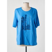 RABE - T-shirt bleu en coton - Femme - Taille 48 - Modz