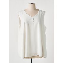 CHRISTINE LAURE - Top blanc en polyester - Femme - Taille 48 - Modz