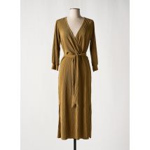 GARCIA - Robe longue or en polyester - Femme - Taille 38 - Modz
