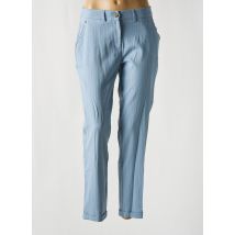 EVA KAYAN - Pantalon slim bleu en viscose - Femme - Taille 38 - Modz
