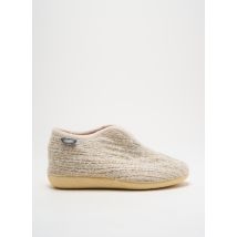SEMELFLEX - Chaussons/Pantoufles beige en textile - Femme - Taille 36 - Modz