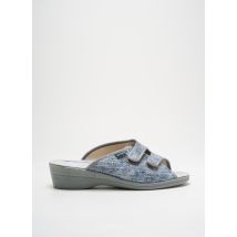 LA VAGUE - Chaussons/Pantoufles bleu en textile - Femme - Taille 42 - Modz