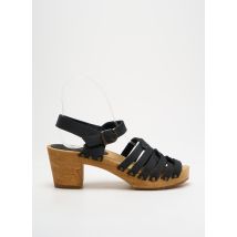 SANITA - Sandales/Nu pieds noir en cuir - Femme - Taille 36 - Modz