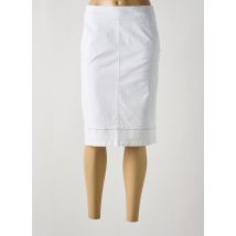GERRY WEBER - Jupe mi-longue blanc en coton - Femme - Taille 38 - Modz
