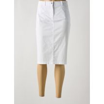 GERRY WEBER - Jupe mi-longue blanc en coton - Femme - Taille 44 - Modz