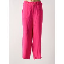 TAIFUN - Pantalon 7/8 rose en viscose - Femme - Taille 46 - Modz