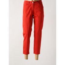 GERRY WEBER - Pantalon 7/8 rouge en coton - Femme - Taille 42 - Modz