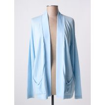 GERRY WEBER - Gilet manches longues bleu en polyamide - Femme - Taille 40 - Modz