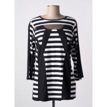 MERI & ESCA - T-shirt noir en viscose - Femme - Taille 42 - Modz