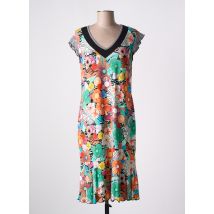 TELMAIL - Robe mi-longue orange en viscose - Femme - Taille 40 - Modz
