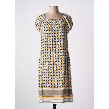 TAIFUN - Robe mi-longue jaune en viscose - Femme - Taille 40 - Modz