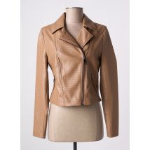 TAIFUN - Veste simili cuir marron en polyurethane - Femme - Taille 36 - Modz