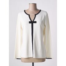 LEO & UGO - Pull blanc en viscose - Femme - Taille 40 - Modz