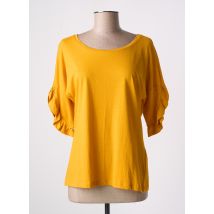 TAIFUN - T-shirt jaune en coton - Femme - Taille 44 - Modz