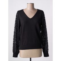 LEO & UGO - Pull noir en viscose - Femme - Taille 40 - Modz