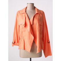 TAIFUN - Veste casual orange en lin - Femme - Taille 40 - Modz