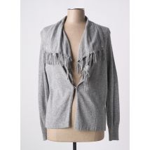 LUCIA - Gilet manches longues gris en viscose - Femme - Taille 48 - Modz