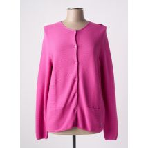 GERRY WEBER - Gilet manches longues rose en coton - Femme - Taille 42 - Modz