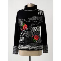 OLIVIER PHILIPS - Pull col roulé noir en viscose - Femme - Taille 44 - Modz