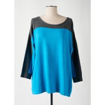 MARBLE - Pull bleu en coton - Femme - Taille 46 - Modz